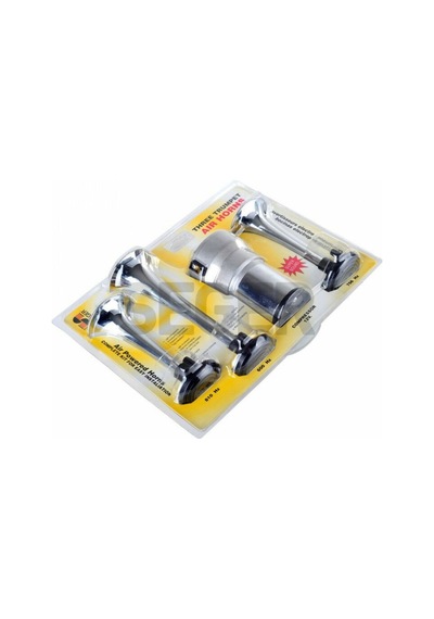 82kh Kompresörlü Korna 12volt Krom Plastik Borulu Melodili