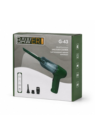 Oto Araç Sarjlı El Tipi Basınçlı Hava Üfleme - Süpürge Makine 3 Başlık G-43 5639