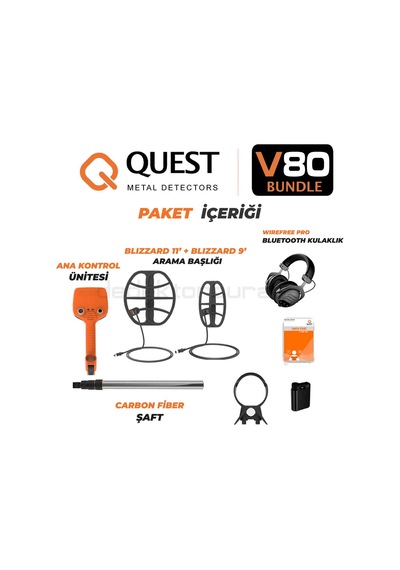 Quest V80 Bundle Dedektör