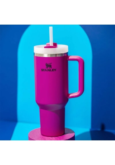 Stanley Quencher Pipetli Termos Bardak 1.18 Lt - Fuşya