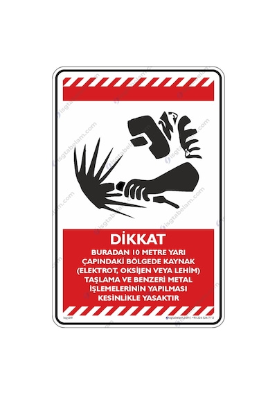 Dikkat Metal Işlemi Yapmak Yasaktır