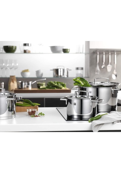 Zwilling Passion Tencere Seti 18/10 Paslanmaz Çelik 9 Parça 66060