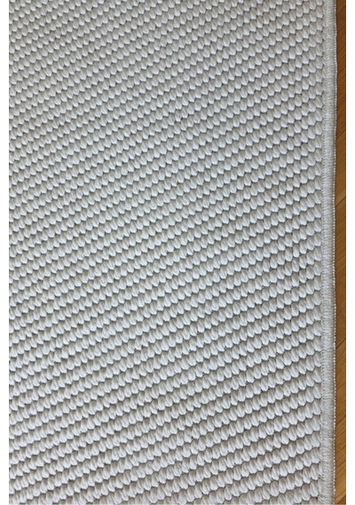 Leiva Home Lara 02 Krem Sisal İskandinav Modern Kaymaz Taban Yumuşak Özel Ölçü Salon Koridor Halısı 0140-krem/gri/bej