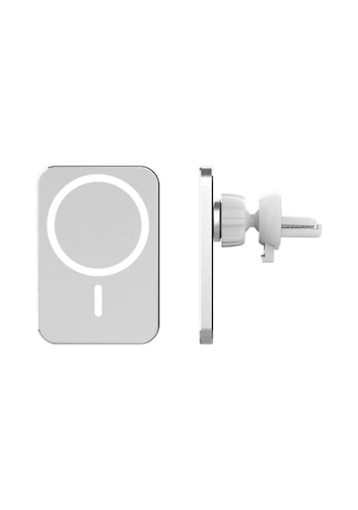 Iphone 13-14 / 13-14 Pro / 13-14 Pro Max Serisi Uyumlu 15w Wirelles Magsafe Kablosuz Araç Içi Şarj Beyaz
