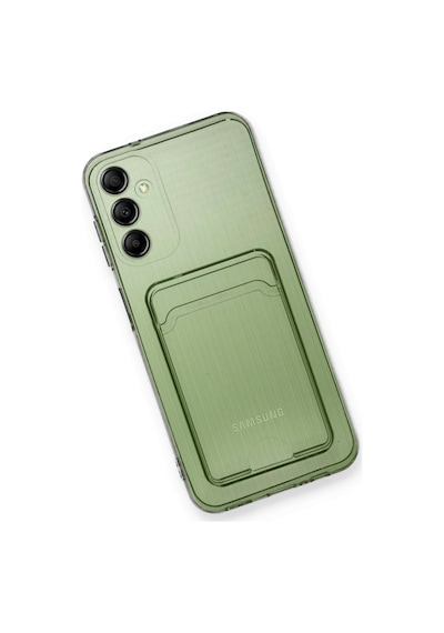 Samsung Galaxy  Uyumlu,  A55 5g Kılıf Kart Şeffaf Silikon - Şeffaf