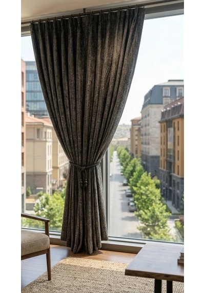 Nivemeshome Hazan 2501 1/3 Pileli Fon Perde Apm