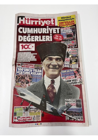29 Ekim 2023 Hürriyet Gazetesi 100.yıl Özel 2.eki