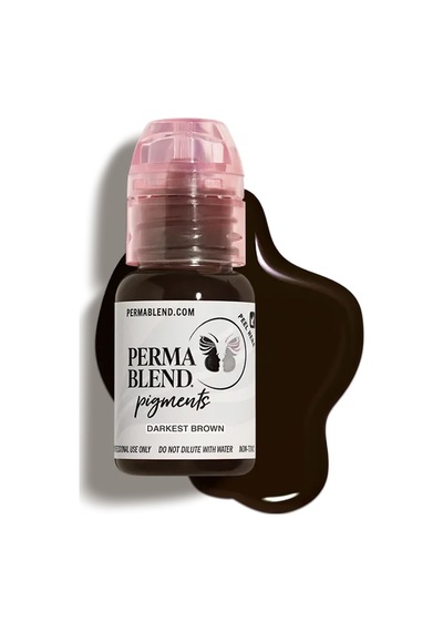 Perma Blend Darkest Brown Kalıcı Makyaj Kaş Pigmenti 15ml Diğer