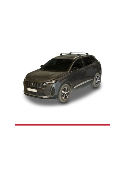 Peugeot 3008 2017-2020 Arası İle Uyumlu Ace-2 Ara Atkı Tavan Barı Gri