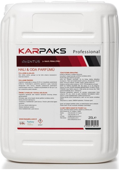 Karpaks Aventus Halı Ve Oda Parfümü 20 Kg Şampuan