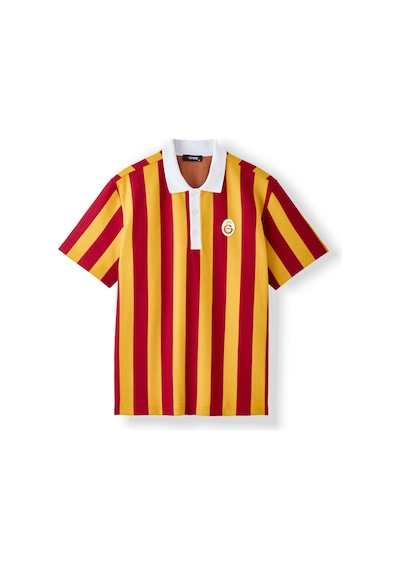 Gsstore Galatasaray Erkek Polo T-shirt E261140 Sarı - Kırmızı