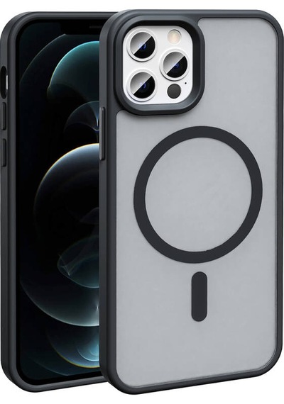 Teleplus Apple Uyumlu iPhone 13 Pro Max Kılıf M-safe Şarj Özellikli Mat Arka Yüzey Sio Kapak