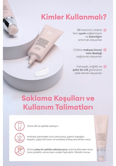 Missha Işıltılı ve Aydınlık Görünüm Sağlayan Makyaj Bazı M B.B Boomer 20 ML
