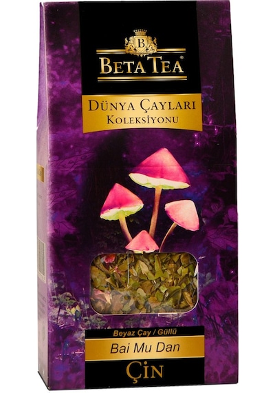 Beta Tea Dünya Çayları Koleksiyonu Bai Mu Dan Beyaz Çay Güllü 50 G