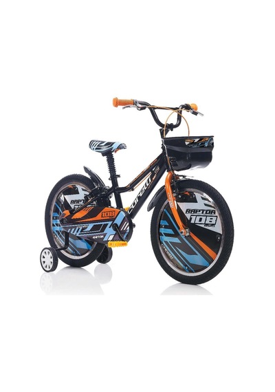 Corelli Raptor 20 Jant Erkek Çocuk Bisikleti Siyah Turuncu Turuncu