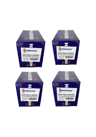 Meridyen Sunta Vidası 4.0x50 2000 Adet 4 Paket