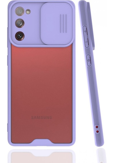 Nettech Samsung Galaxy S21 Fe Uyumlu Platin Kamera Kızaklı Arka