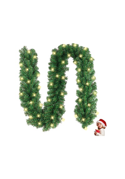 Yapay Rattan Xmas Çelenk Festival Front Kapı Asma Çelenkler Şömine İçin Uygun Dükkan Ekran