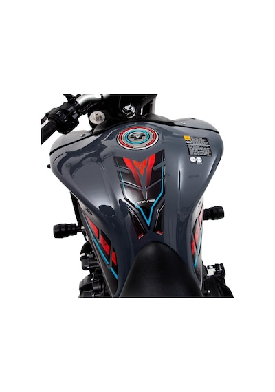 GP Kompozit Yamaha MT-09 2021-2023 Uyumlu Tank Pad Seti Kırmızı-Gri