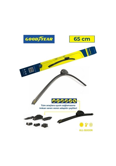 Aerodinamik Cam Sileceği 8 Aparatlı Universal 65 Cm Goodyear Gdy501011