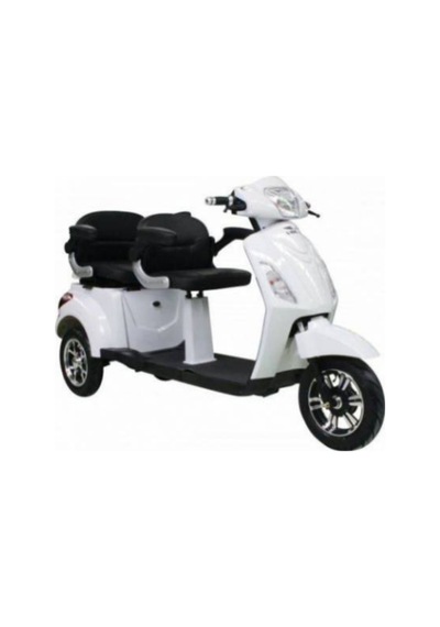 3 Tekerlekli Çift Koltuklu 2 Kişilikli Elektrik Motosiklet Branda