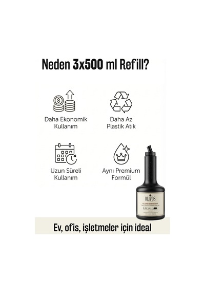 Selene S Serenity Zeytinyağlı Keçi Sütlü Sıvı Sabun Refill 1500 Ml 3x500 Ml Ekonomik Paket