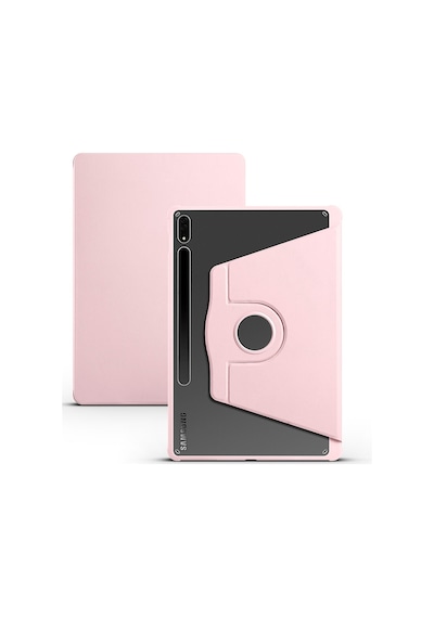 Galaxy Uyumlu Tab S7 Plus T970 Kılıf Termik Kalem Bölmeli Dönebilen Standlı Kılıf