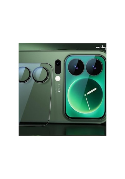 Xiaomi 17 Pro Max Uyumlu Kamera Koruyucu Lens Temperli Cam Kamera Çevresi Tam Koruma