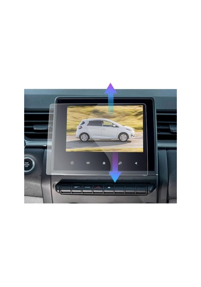 Renault Clio 5 Multimedya & Navigasyon 7 İnç İle Uyumlu Ekran Koruyucu Easy Link Belirtilmemiş