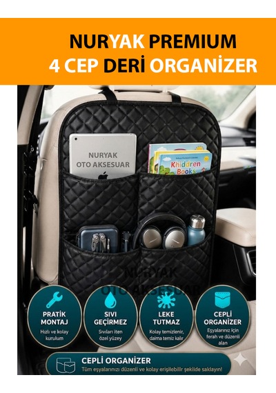 Oto Koltuk Koruyucu Organizer