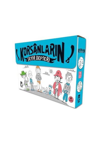 Korsanların Seyir Defteri Set (4 Kitap) - Şeniz Baş - Timaş Çocuk Yayınları