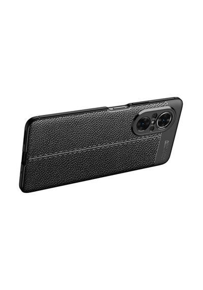 Huawei Nova 9 Se Kılıf Zore Niss Deri Desenli Silikon Kılıf