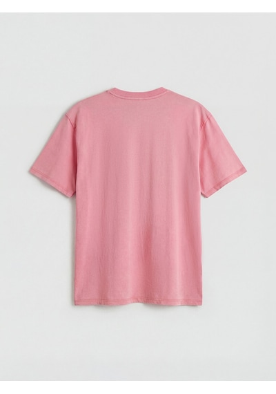 Lcw Vision Pembe Oversize %100 Pamuklu Kadın Tişört