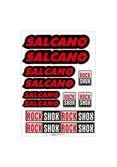 Bisiklet Sticker Seti Salcano 01 Nötr