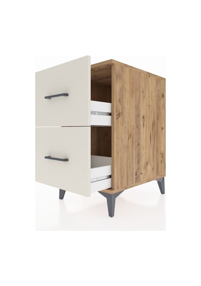 Kronos Komodin 2 Çekmeceli 44x59x80 Çam-aytaşı Atlas Çam