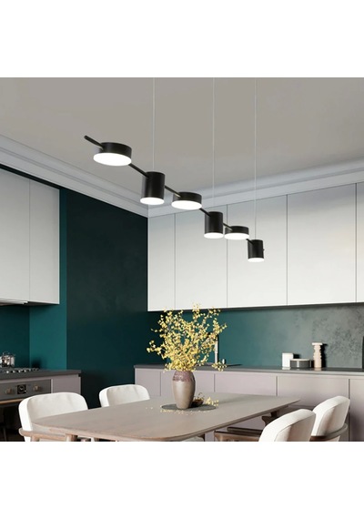 Led Avize Sarkıt Verre Çok Renkli
