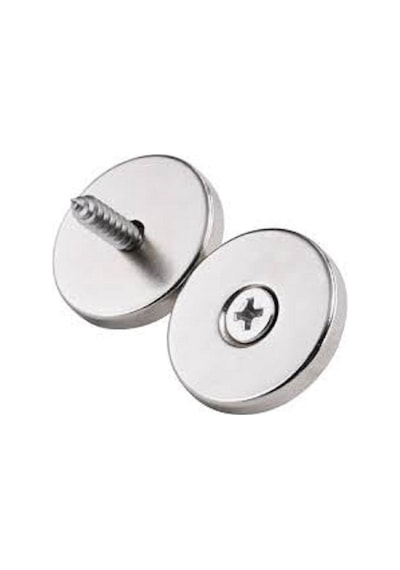 Neodyum Mıknatıs 40mm X 10-5mm X 5mm Havşa Delikli Güçlü Magnet