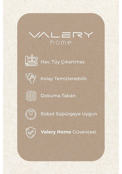 Norway Vl Bukleli Premium Yumuşak Peluş Post Iskandinav Oturma Odası Salon Halısı 65373a Krem-gri