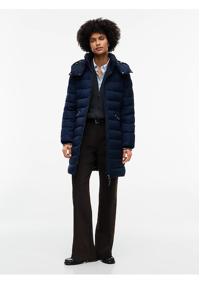 Tommy Hilfiger Kadın Marka Logolu Günlük Kullanıma Uygun Lacivert Mont Ww0ww51111 C1g