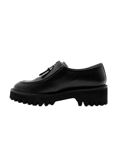 Poletto Hakiki Deri Sıyah Loafer Düz 780 14-1012 Siyah