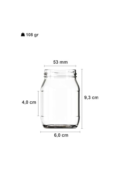 Tr 190 Ml Metal Kapaklı Konserve Kavanozu 190 Cc Şeffaf Bebek Mama Kavanoz 20 Adet Siyah Diğer