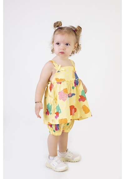 Harika Kids Kız Bebek Tunik Model Şortlu Alt-üst Takım 001