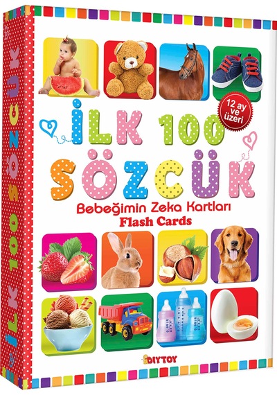 Dıy Toy Eğitici Kartlar İlk 100 Sözcük