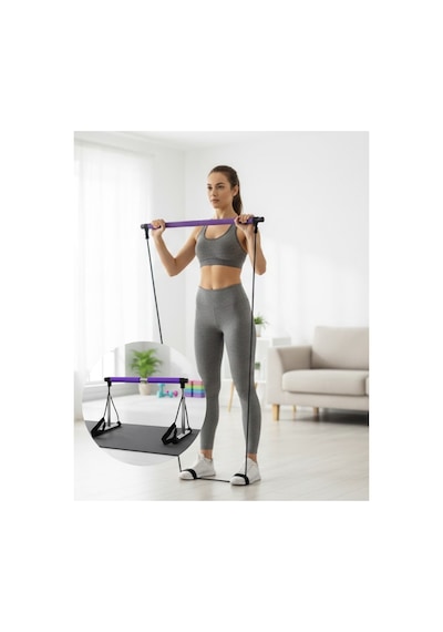 Pilates Bar Egzersiz Aleti Bilek Destekli Çok Yönlü Kullanım - Acaar1492-3932