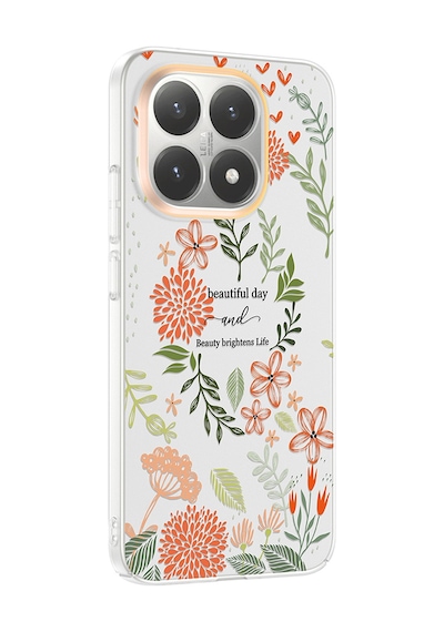 Xiaomi 15t Kılıf Çiçek Ve Fiyonk Desenli Kamera Yükseltili Celikaksesuar Premium Diğer