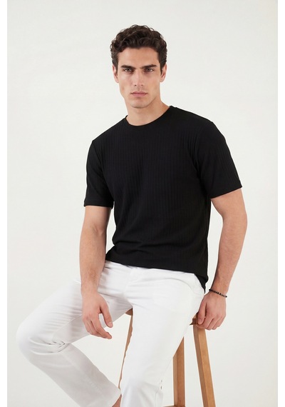 Buratti Erkek T Shirt 5904068 Siyah Siyah