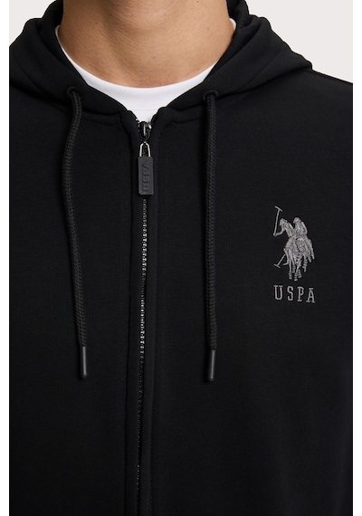 U.S. Polo Assn. Erkek Siyah Örme Hırka 50329420-vr046