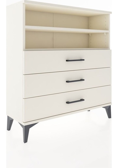 Arges Şifonyer 2 Raflı 3 Çekmeceli 88x30x96 Aytaşı-aytaşı Aytaşı