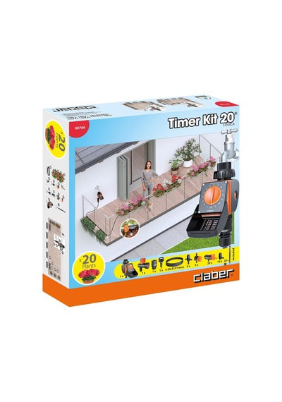 Claber D90766000 Kit 20 Zamanlayıcı Logica Clasic 20 Çiçek Saksısı Sku: Smg8690010010865