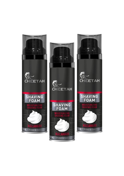 Cheetah Kalahari Nemlendirici Tıraş Köpüğü 3 x 250 ML